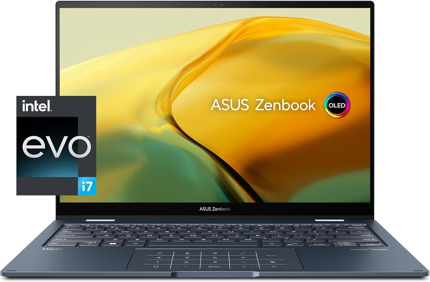  ASUS Zenbook 14 Flip OLED Laptop, 14”