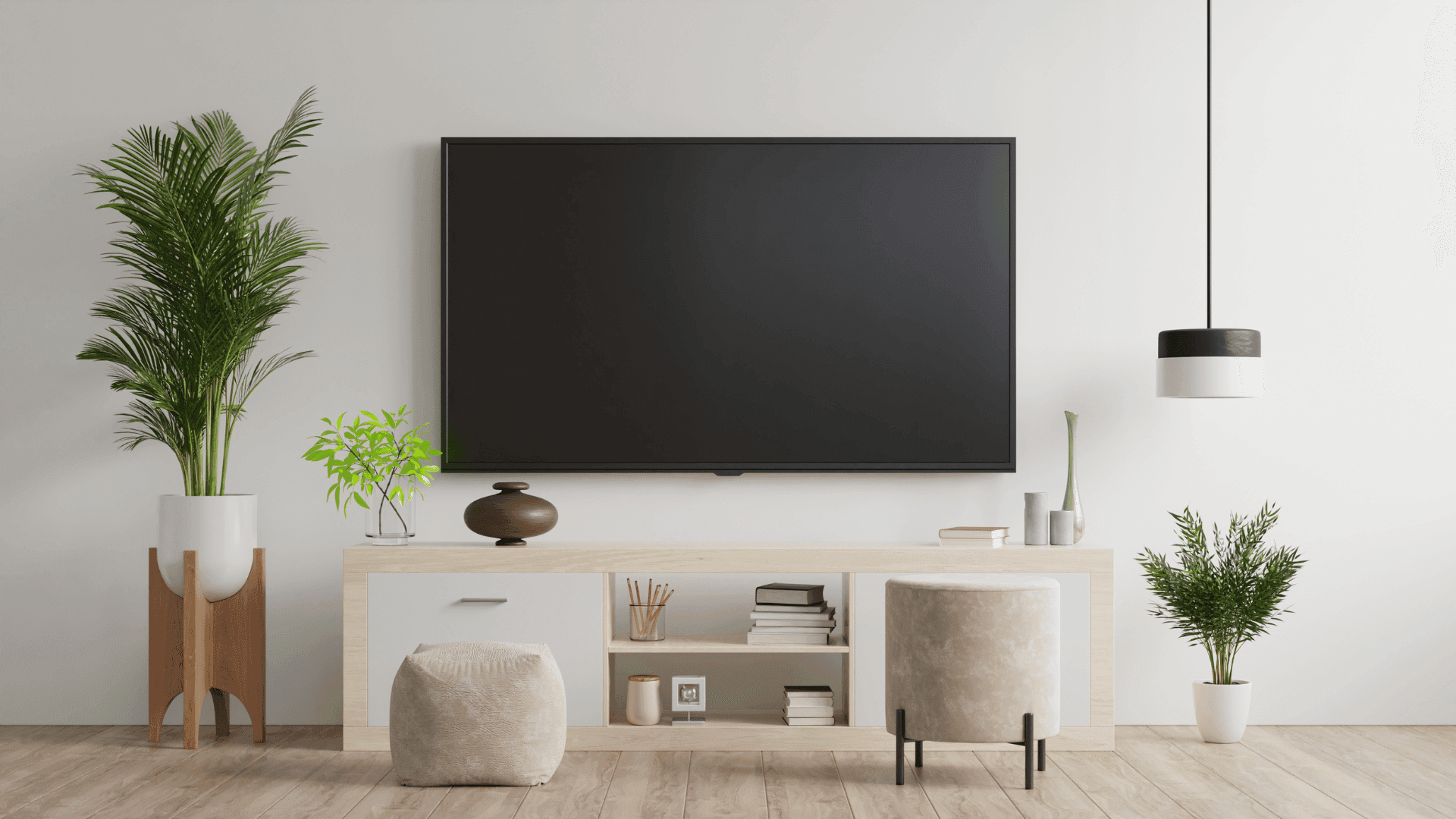 Modern Smart Tv Room